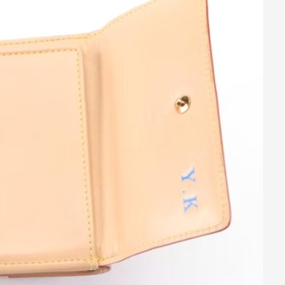 LOUIS VUITTON TAKASHI MURAKAMI WHITE MONOGRAM MULTICOLORE ELISE WALLET - Picture 8 of 17